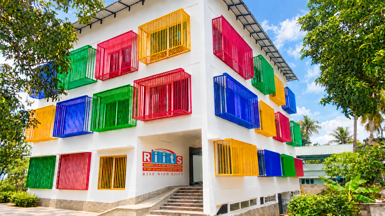 The colourful RIITS campus in Kollam